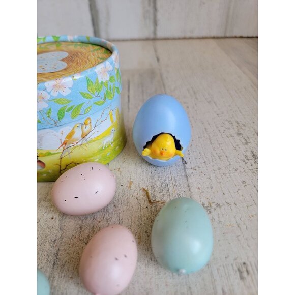 Unique Easter egg Bird Box Figure Set decor spring home - Picture 4 of 9